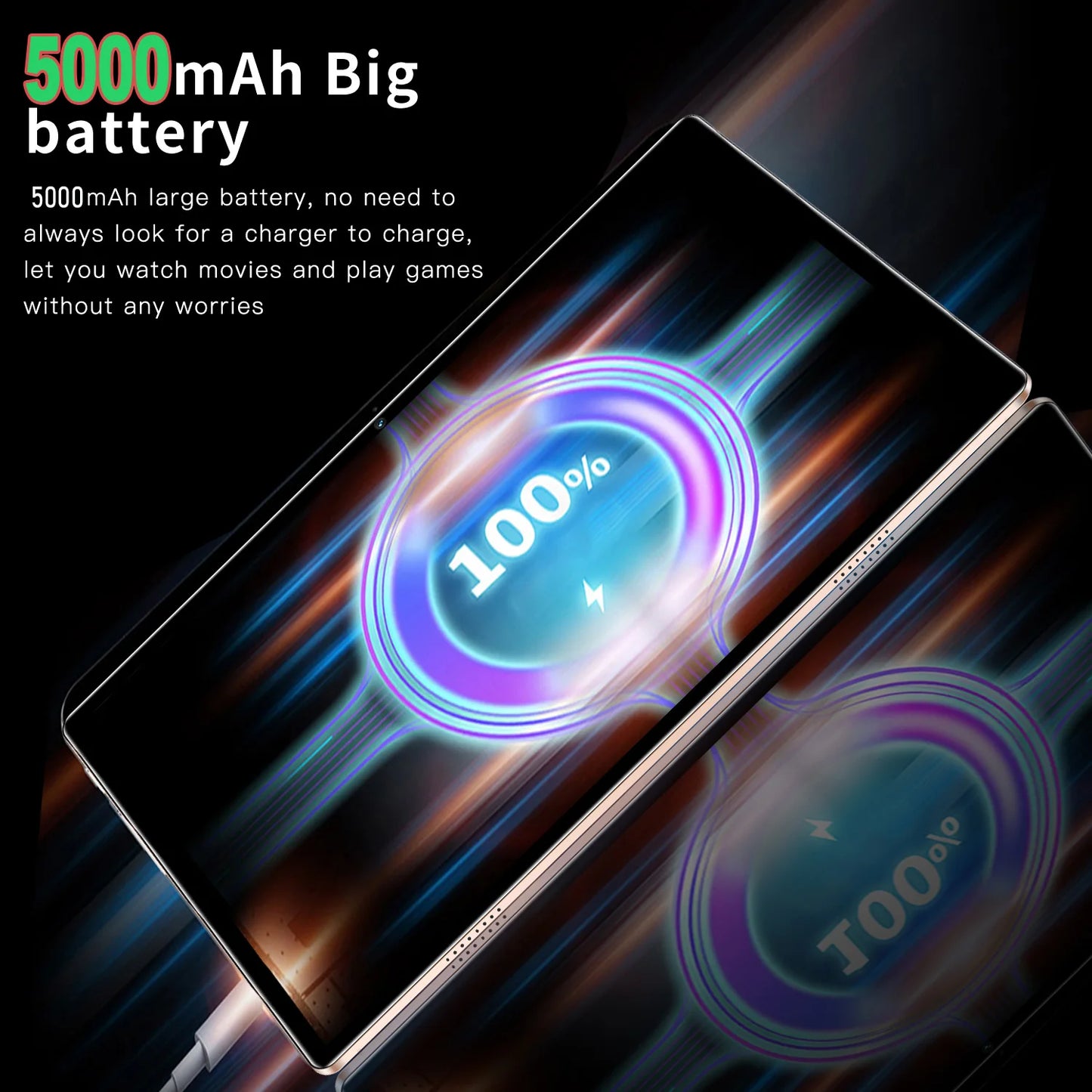 2024 Top selling 10.1-inch Tablet with 4GB RAM 64GB ROM, Android 11 System Tablet Song Player Global Version Tablet 5000 mAh