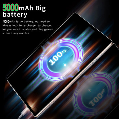 2024 Top selling 10.1-inch Tablet with 4GB RAM 64GB ROM, Android 11 System Tablet Song Player Global Version Tablet 5000 mAh