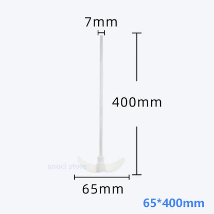 Stirring Rod  400mm 450mm 500mm Length Overhead Stirrer Mixer Shaft with Foldable Paddle for Lab