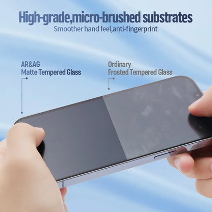 Blueo For iphone 15 pro Screen Protector  Ultra Clear AR Anti-Reflective Tempered  For iPhone 15 Pro Max Screen Protector