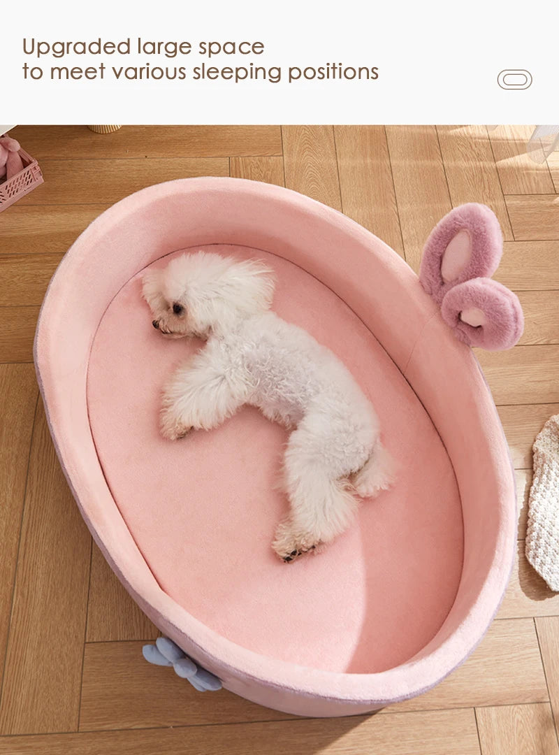 Detachable Pet Bed Pet Bed Detachable Washable Dog Sleeping Bed Soft Comfortable Warm Cat Bed for Four Seasons Soft Pet Bed