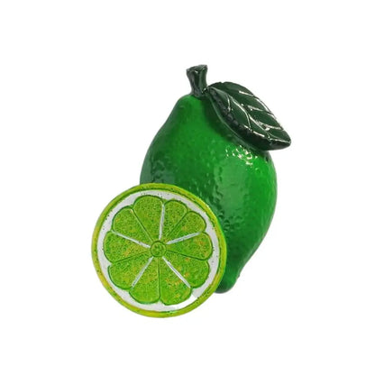 3D 3D Fruit Refrigerator Stickers Magnetic Cartoon Simulated Fruit Magnetic Stickers Cute Fruit Design Resin Food Toys