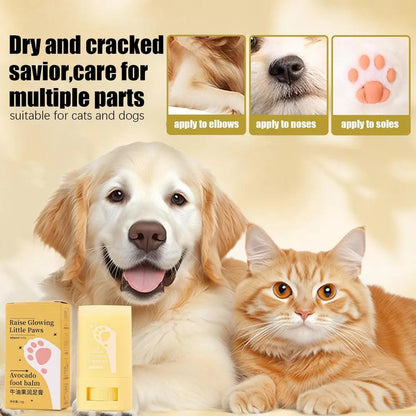dog paw pad balm Cats Cat Paw Moisturizer Dog Balm Dog Paw Wax Coconut Oil Paw Pad Protection Balm Pet Supplies