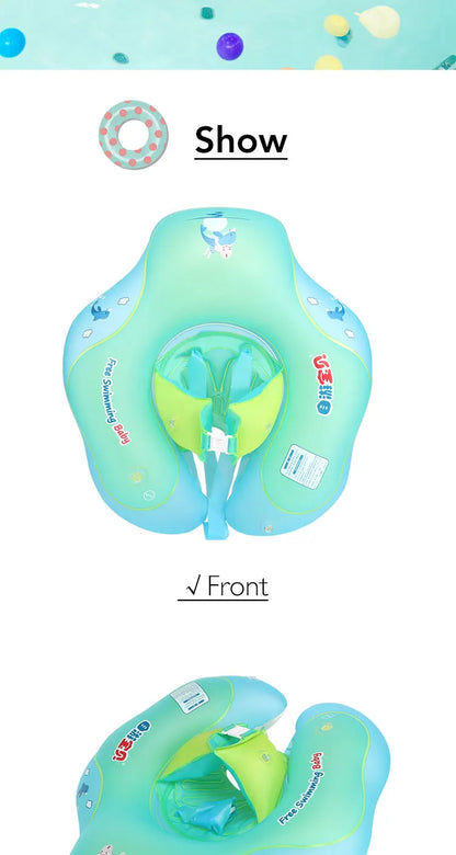 Inflatable Baby Swimming Ring Armpit Floating Kid Swimming Pool Accessories Circle Bathing Inflatable Toddler Rings Water Toys