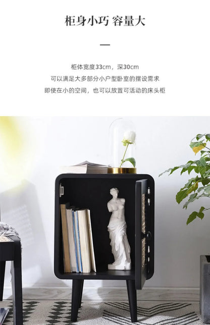 Bedroom Rattan Nightstands Modern Storage Box Organizers Small Space Nightstands Rustic Center Moveis Para Casa Room Decoration