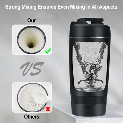 Blenders Cup 630ml Electric Mixing Cup Portable Protein Powder Shaker Bottles Mixer For Travel Home Office Kitchen Tools