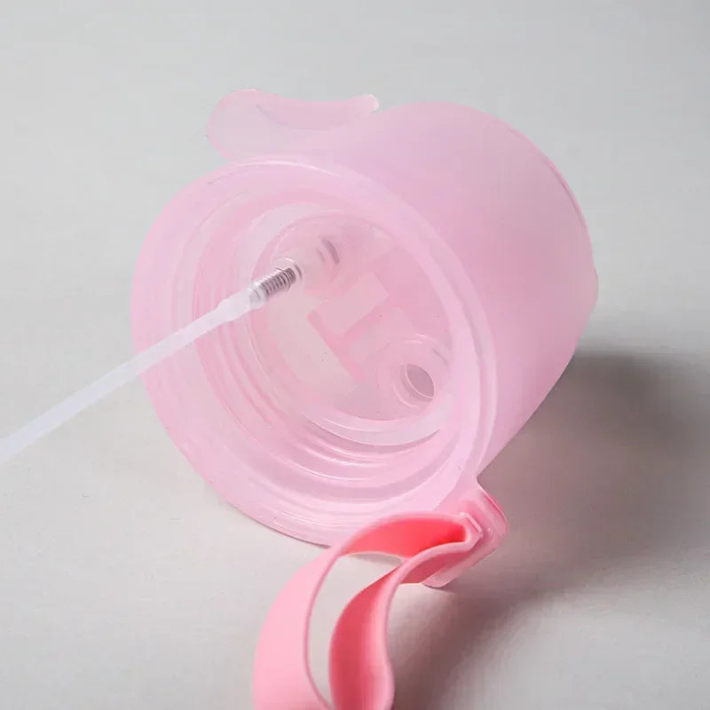 1/2PCS Plastic Spray Cup Summer Outdoor Sports Water Bottle Hydration Cooling Spray Cup Travel Portable Water Cup Gift Cups