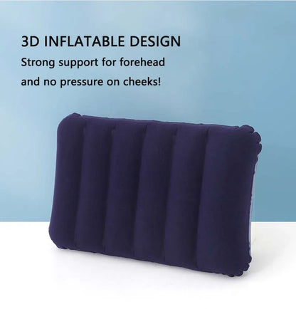 Camping Pillow Travel Inflatable Pillow Air Cushion Pillows Outdoor Climbing Hiking Sleep Cushion Square Lnflatable Pillows