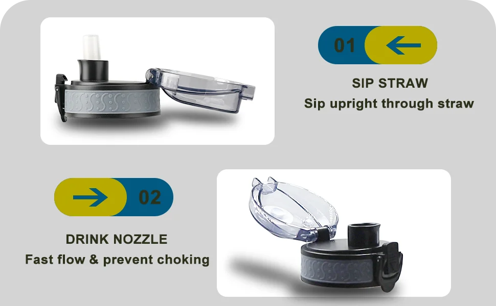 3 Liter Water Bottles with Times to Drink Motivational Straw Sports Big Jug with Handle Leak Proof BPA Free for Men and Women