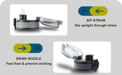 3 Liter Water Bottles with Times to Drink Motivational Straw Sports Big Jug with Handle Leak Proof BPA Free for Men and Women