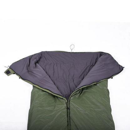 Winter-Ready Solo Camping Gear: Insulated Hammock Cover & Sleeping Bag Combo for Cozy Autumn Outdoor Adventures - Stay Warm