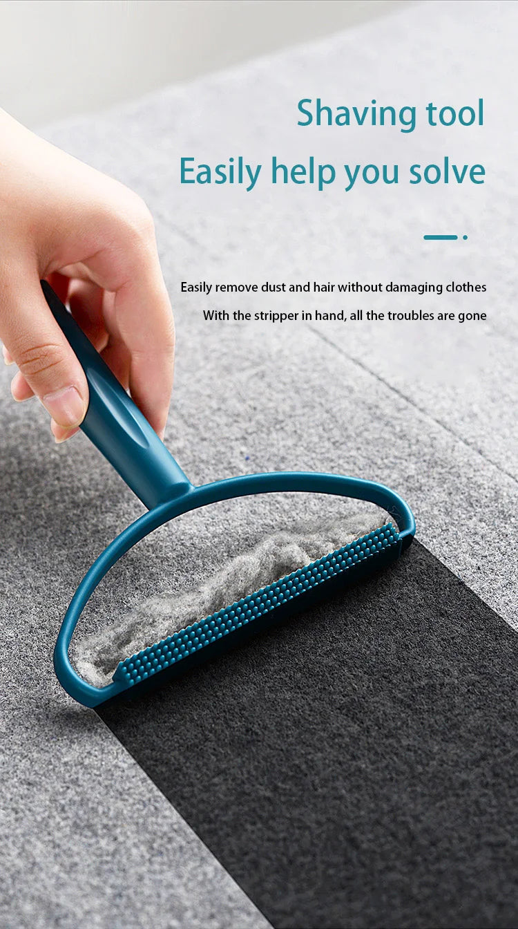 Portable Lint Remover Pet Hair Remover Brush Manual Lint Roller Sofa Clothes Cleaning Lint Brush Fuzz Fabric Shaver Brush Tool