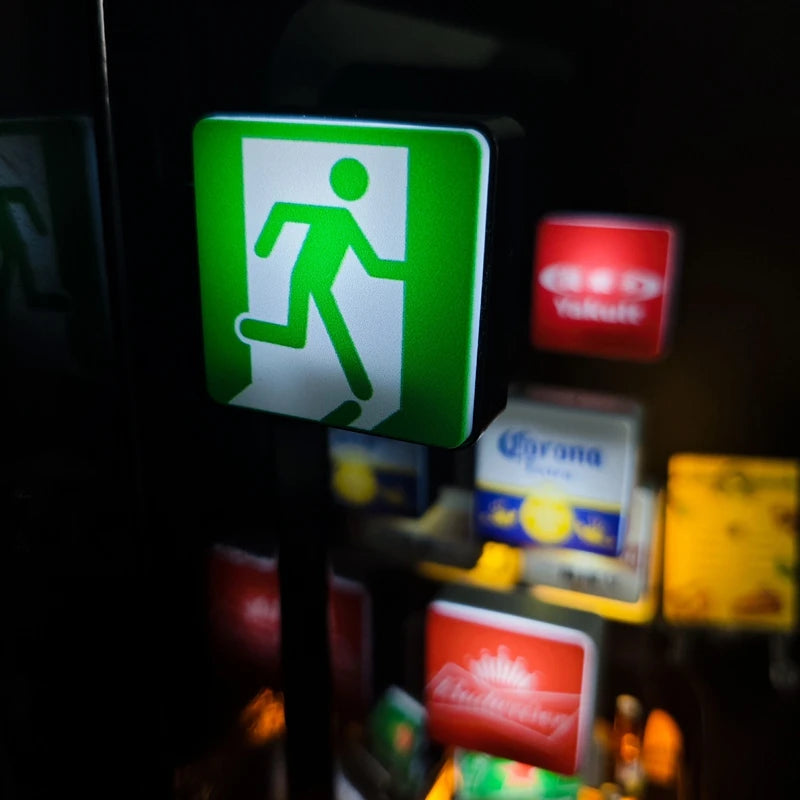 Room Decoration Fridge Magnets Coffee Shop Luminous Light Boxes Creative Convenience Store Light Signs Home Decorative Ornaments