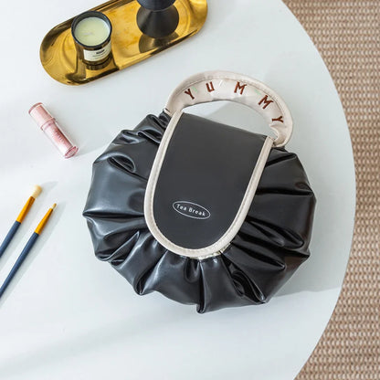 Travel Toiletry Makeup Bag   Drawstring Waterproof Large Capacity Portable Storage Bag