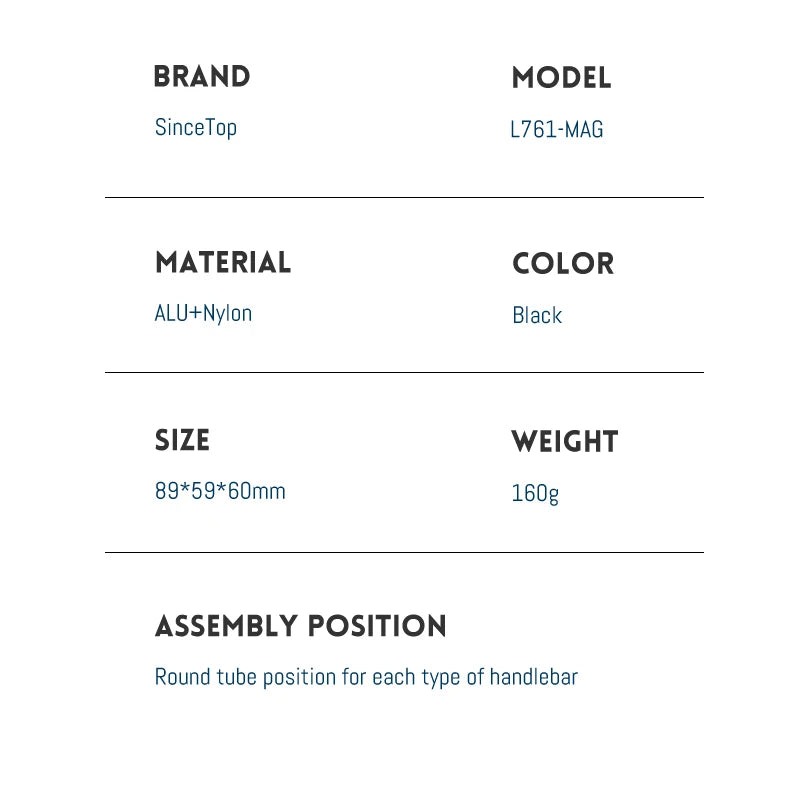 Magnetic Bike & Motorcycle Phone Mount - Universal Smartphone Holder with GPS Support, Secure Magnetic Attachment for Cycling