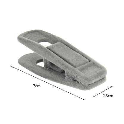 20Pcs  Artifical Velvet Flocked Non Slip Hanger Coat Clips Useful Clothes Clip Drying Racks Durable Eco-friendly Windproof