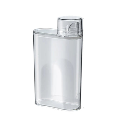 Transparent Laundry Detergent Dispenser Bottle Sealed Tank for Detergent Powder Bleach Softener Laundry Room Organization