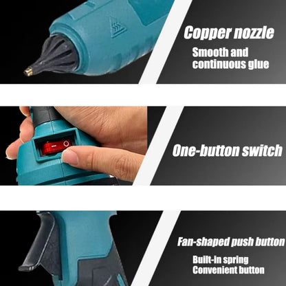 Cordless Hot Glue Gun Industrial Mini Glue Guns Thermo Electric Repair Tool For Makita 18V Lithium Battery