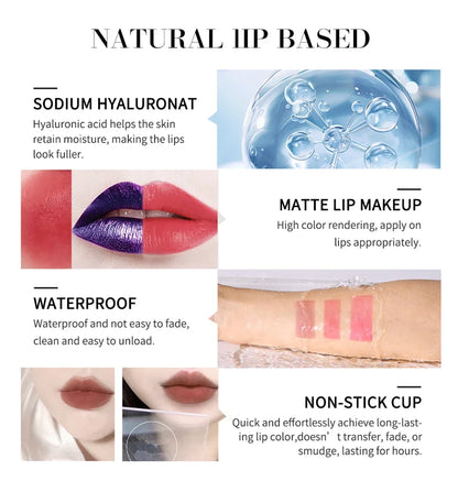 New Lip Stain Peel Off And Reveal  Long Lasting Waterproof Pink Lip Tint Transfer Proof Natural Lip Stain Tear Off Lip Gloss