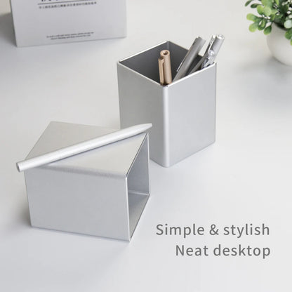 Metal Pen Pencil Holder Desk/Aluminum Supplies Organizer and Cup Storage Stationary Sturdy