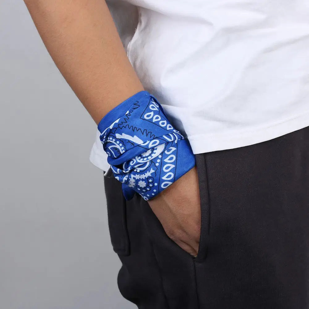 Sports Supplies Handkerchief Neck Scarf Printed Square Scarves Paisley Bandana Hair Band Wristband