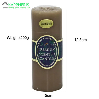 Flameless Pillar Candles Black Red Yellow Scented Candles Large Soy Wax Prayer Church Candles Aromatherapy