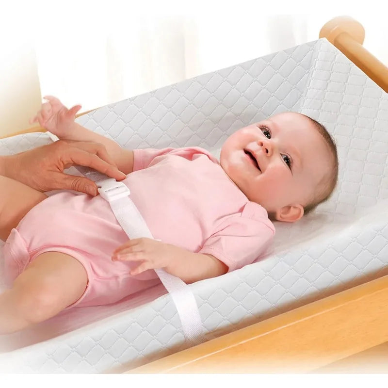 Baby Changing Pad for Combo Crib with Changer & Dresser Waterproof Non-Slip Diaper Contoured Foam Changing Table Topper