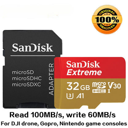 micro SD Memory In Card 4K Stick Reader In Memory A1 32 GB A2 128GB 256GB 512 GB 1TB Extreme Pro Micro 64 GB Class 10 U 3 Card