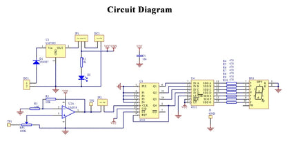 Electronic Electrician Counter Display Mounting Soldering Kit  Electronic Components Printed Circuit Board for Skills Practice
