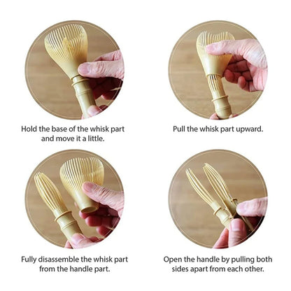 Matcha Green Tea Brushes Traditional Matcha Whisk Reusable Resin Matcha Whisk Chasen Dishwasher Safe Matcha Stirrer