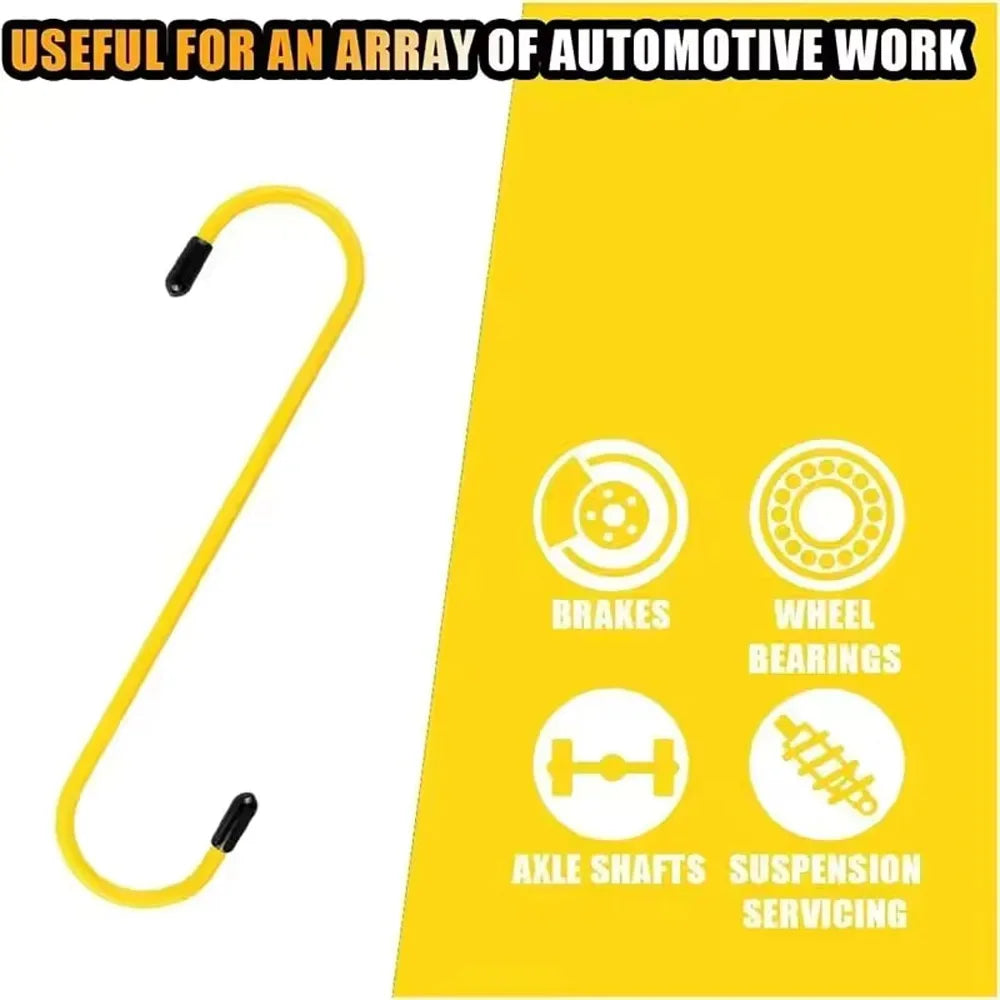 Car Caliper S Shape Hanger Hooks Suspension Disc Service Brake Pad Replacement Parts Help Compress Piston Repair Tool for Auto