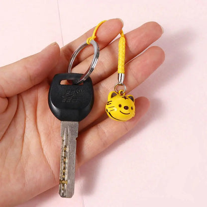 for Phone Cartoon Bell Pendant DIY Keychain Bear Bunny Phone Dolls Phone Lanyard Phone Bell Straps Mobile Phone Straps