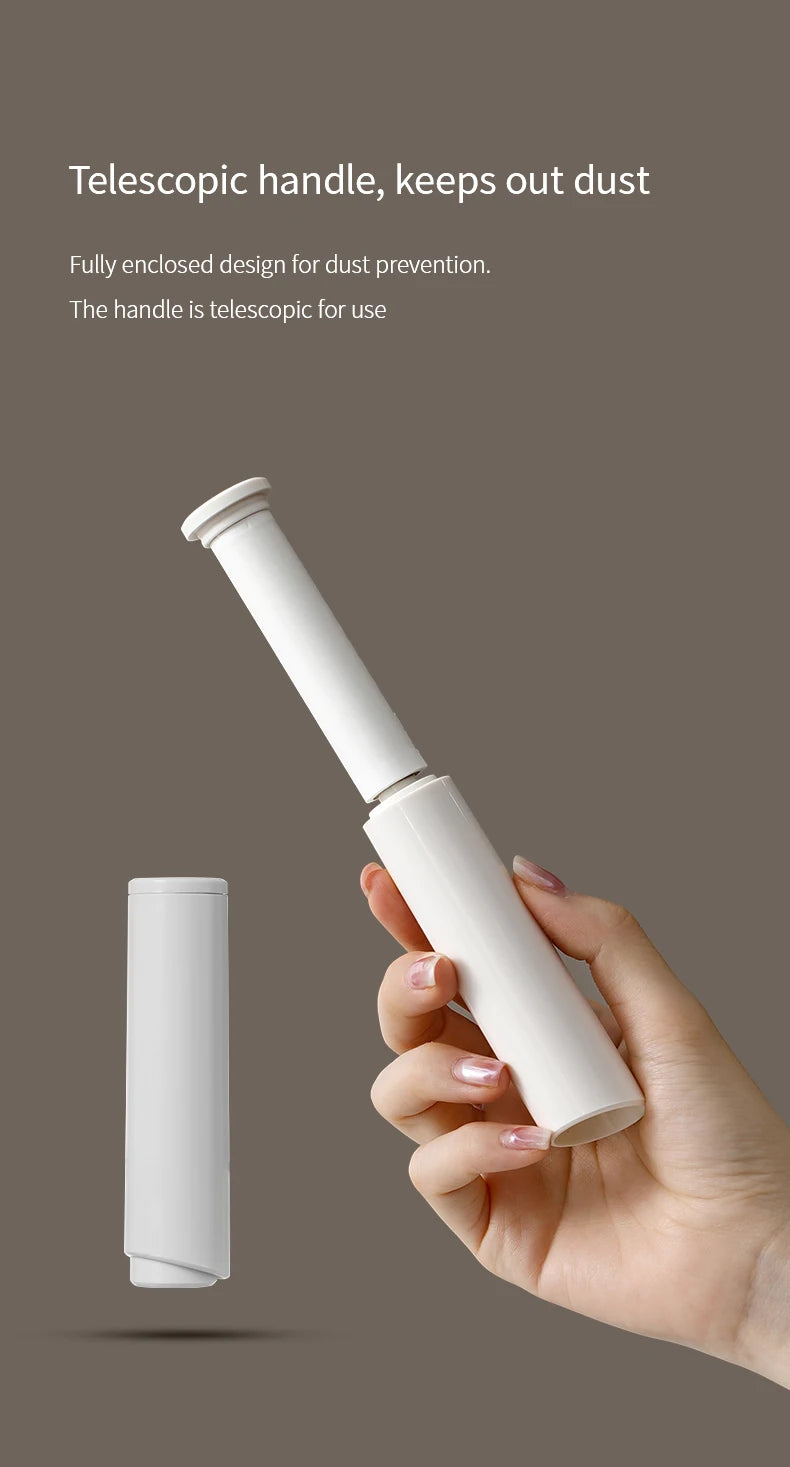 Portable Mini Clothing Lint Roller For Vercoats Woolen Clothes Static Electricity Grooming Brush for Pet Hair