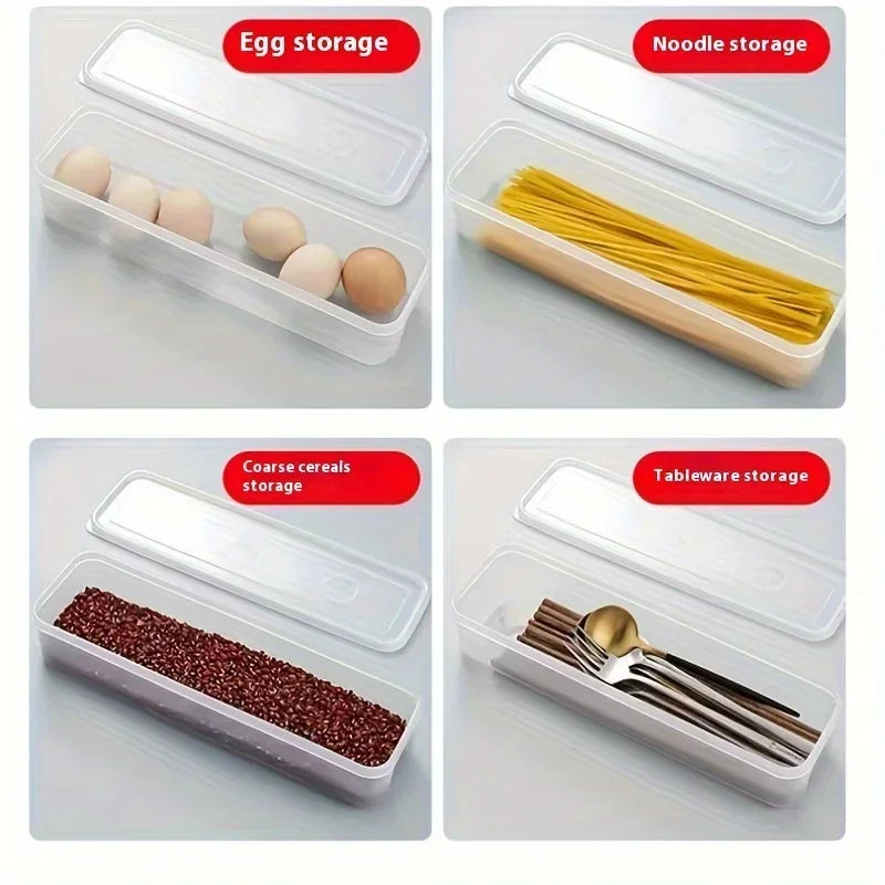 Refrigerator Fresh-keeping Storage Box, Fresh-keeping Artifact,Small Food Preservation Boxes,Transparent Sealed Storage Tool