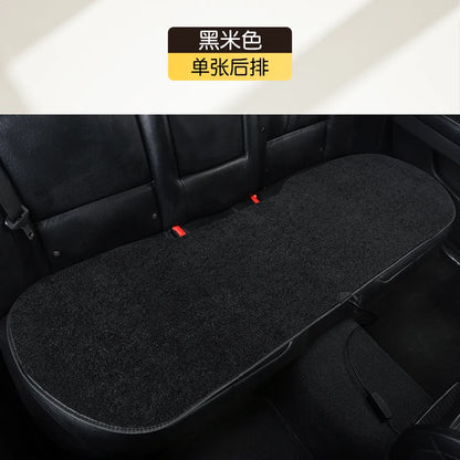 2023 New Car Heated Seat Cushion Made of Lamb Fleece Material, Comfortable and Warm, Suitable for Single Seat, Double Seat, and