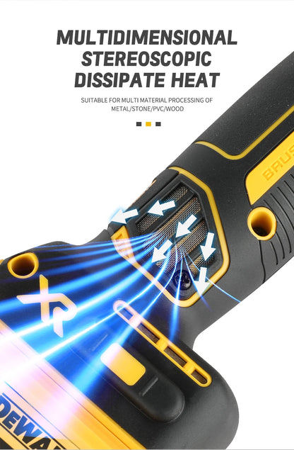 DEWALT DCG405FN Angle Grinder 20V Brushless Motor Cutting Machine 125mm Rechargeable Cordless Handheld Polishing Machine