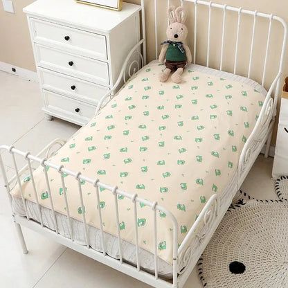 120*90CM Infant Change Diaper Pad Cover Washable Newborn Bed Nappy Mattress Crib Sheet Waterproof Baby Urine Mat Cotton Reusable