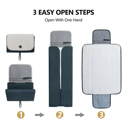 Portable Multifunction Foldable Waterproof Changing Pad Newborn Baby Diaper Changing Mat Changing Pads