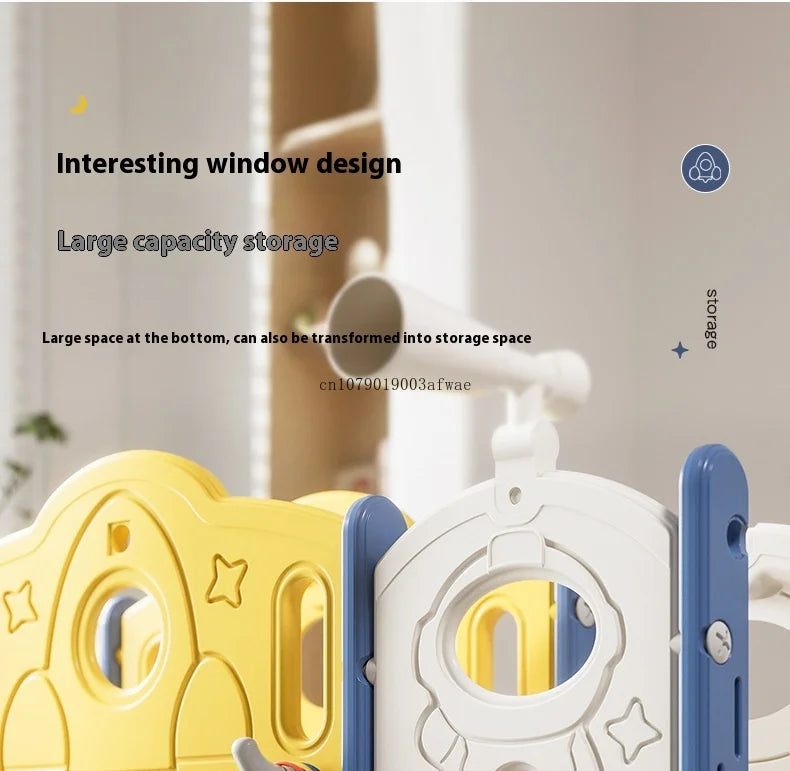 Children's Slide Outdoor Indoor Domestic Baby Sports Three-in-one Slide Swing Family Multifunction Amusement Park Toys Slide