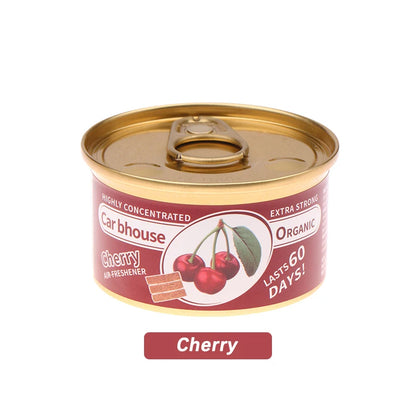 Car Air Freshener: 12 Kinds Scent | Organic Cans | Odor Eliminator Essential | Long-Lasting | Strong Fragrance | For Home/Toilet