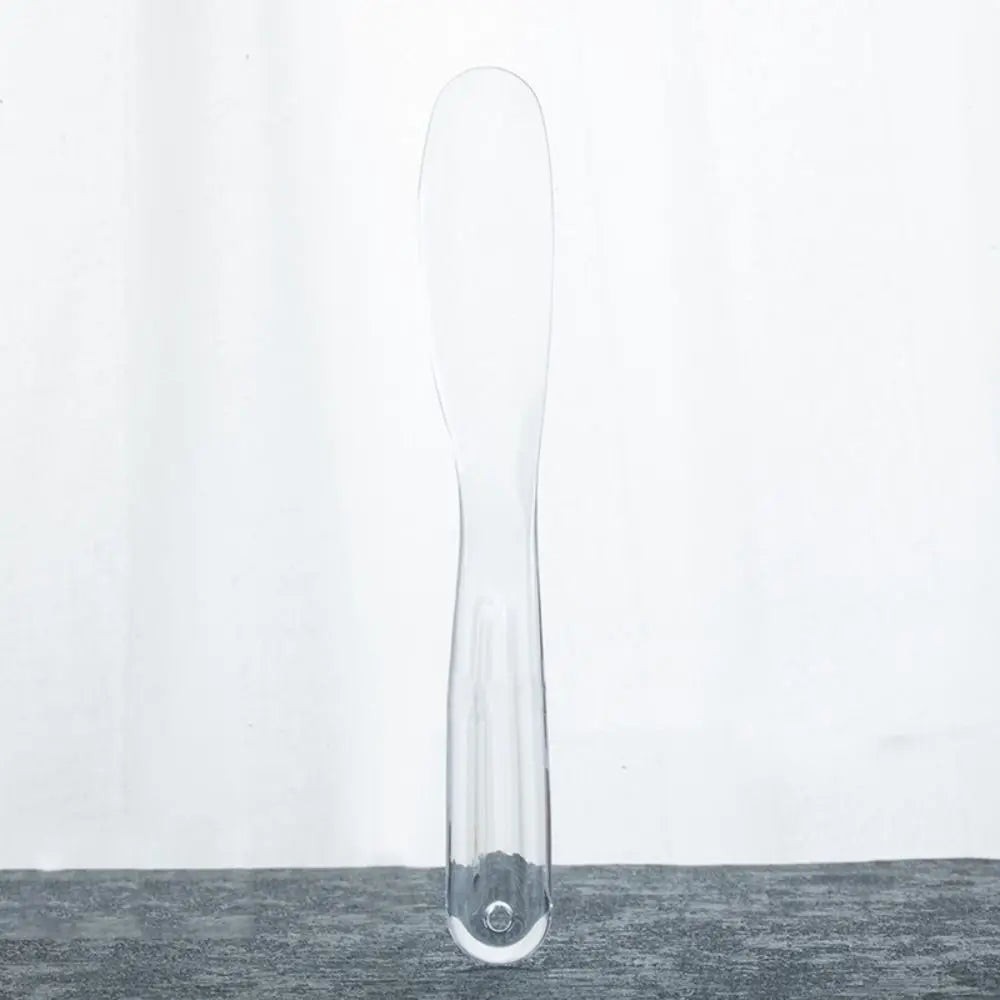 Silicone Transparent Facial Cream Mask Spatulas Cosmetic Skin Care Beauty Scoops Disposable DIY Mask Tool Fan Applicator Stick