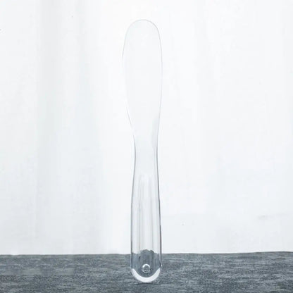 Silicone Transparent Facial Cream Mask Spatulas Cosmetic Skin Care Beauty Scoops Disposable DIY Mask Tool Fan Applicator Stick