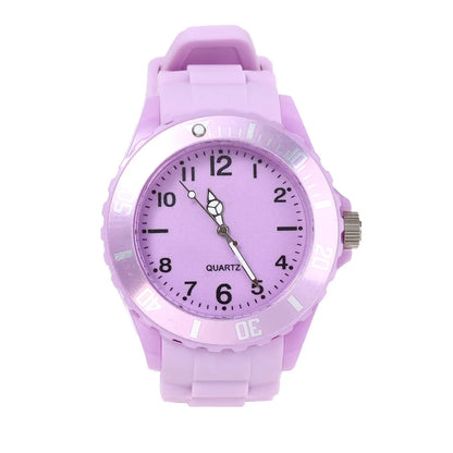 Fashion Casual Watches Silicone Lady Quartz Watch Student Female Classic Vintage Clock Electronic Student Couple WristWatches