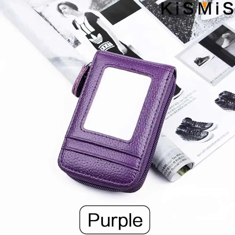 RFID Blocking Aluminum Card Case - Credit Card Protector, Business Card Holder, Metal ID Organizer Wallet, 6 Slots for Women,Men