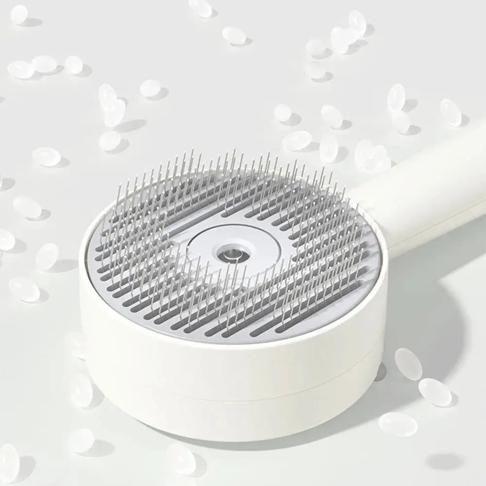 Anti-Static Pet Spray Hair Comb Demating Massaging Steam Spray Hair Remover Gentle Effective Smooth Tips