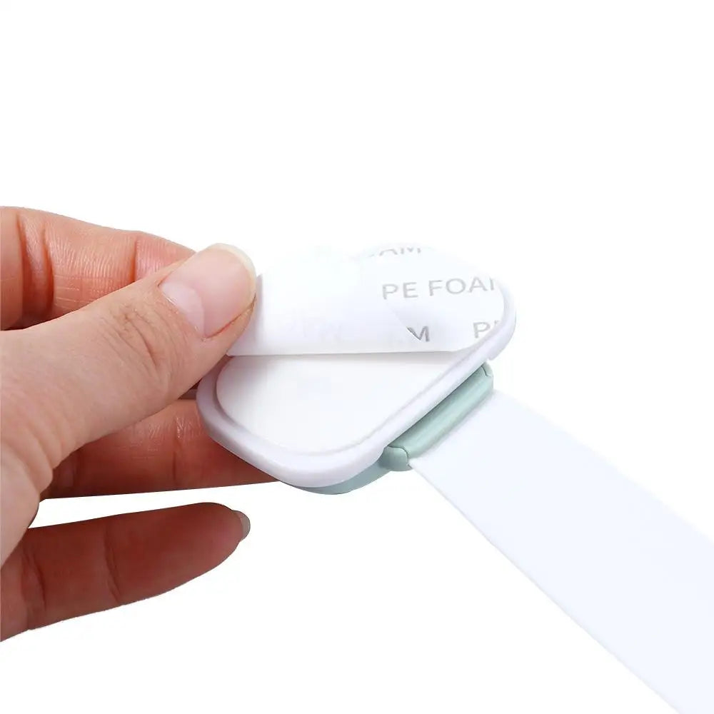 ABS Children Closet Cabinet Drawer Box Wardrobe Fridge Child Safety Lock Protection Baby Cabinet Lock Anti-Clip Hand