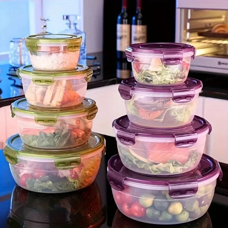 Fridge Organizer Food Storage Containers Fresh Fruit Refrigerator Storage Box Snack Sealed Jar Lunch box Kitchen organizer