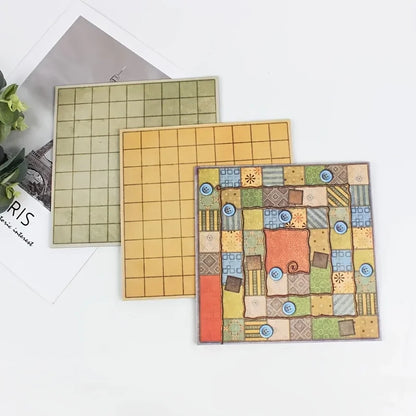 Grid Battle Board Game Card Battle Strategy Game 2-Player European And American Board Game Chess Desktop Paper Board Game