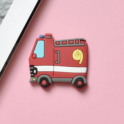 5Pcs Creative Cartoon Car Fridge Magnets For Kids Small Size Magnetic Fridge Magnet Transportation Magnets