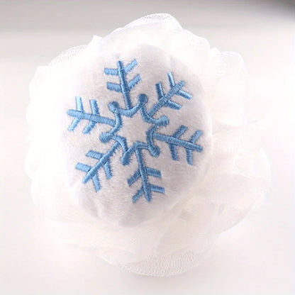 2PCS Christmas series Bath Ball doll lovely bath ball bath flower colorful holiday gift bath bath scrub